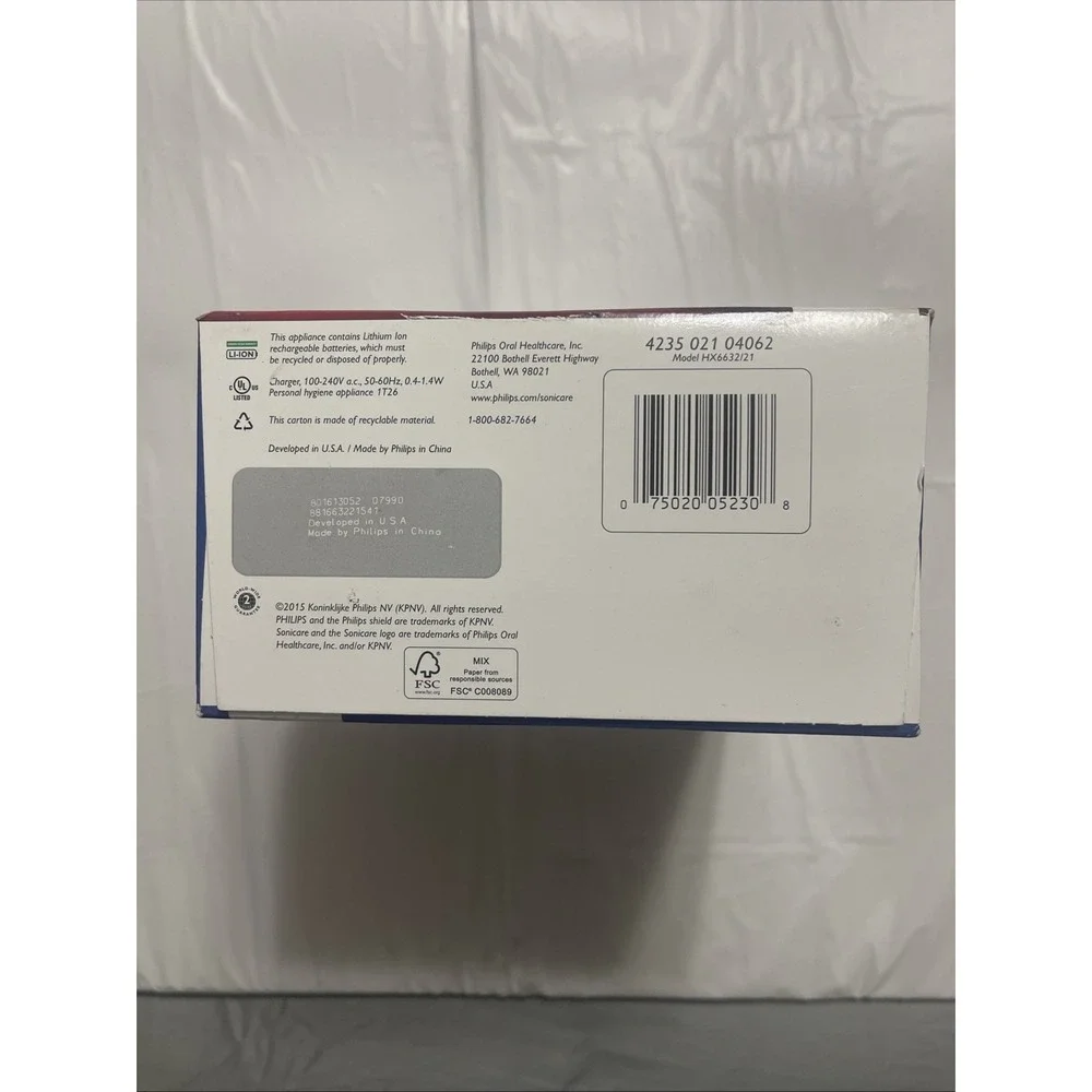 NEWINBOXPhilips Sonicare 3 Series Gum Health Rechargeable Toothbrush HX6631/02